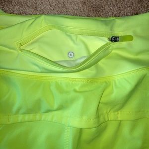 HIGHLIGHTER YELLOW Speed Up MR Short 4" *Lined